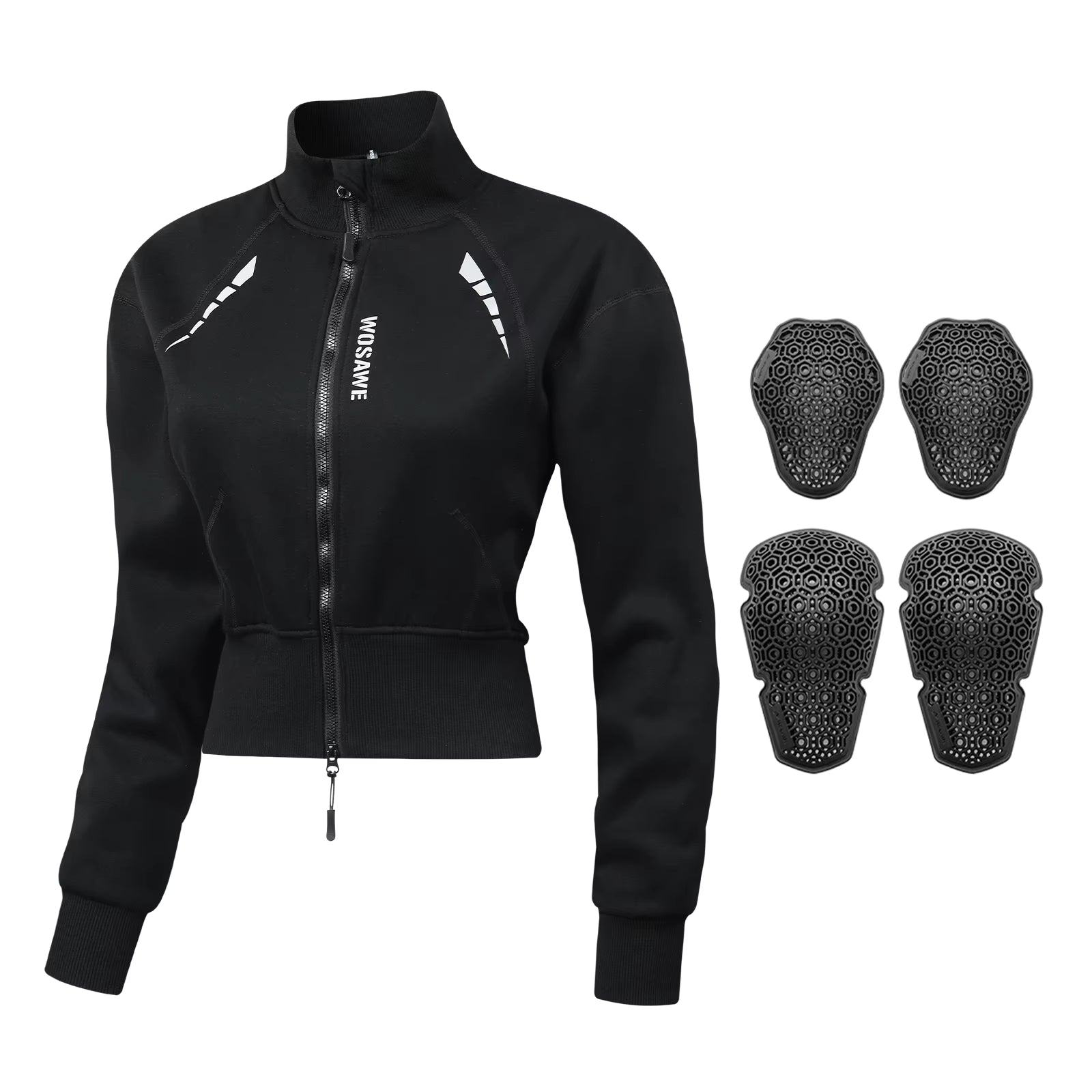 WOSAWE Winter Motorjas Dames met CE Protectie