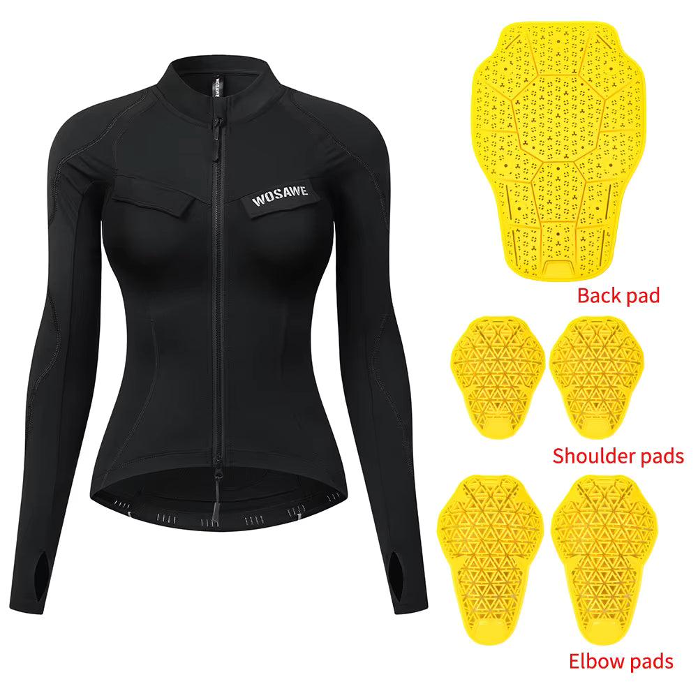 WOSAWE Winter Motorjas Dames met CE Protectie