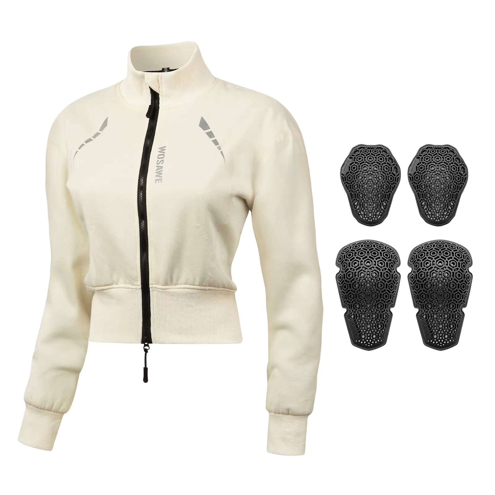 WOSAWE Winter Motorjas Dames met CE Protectie