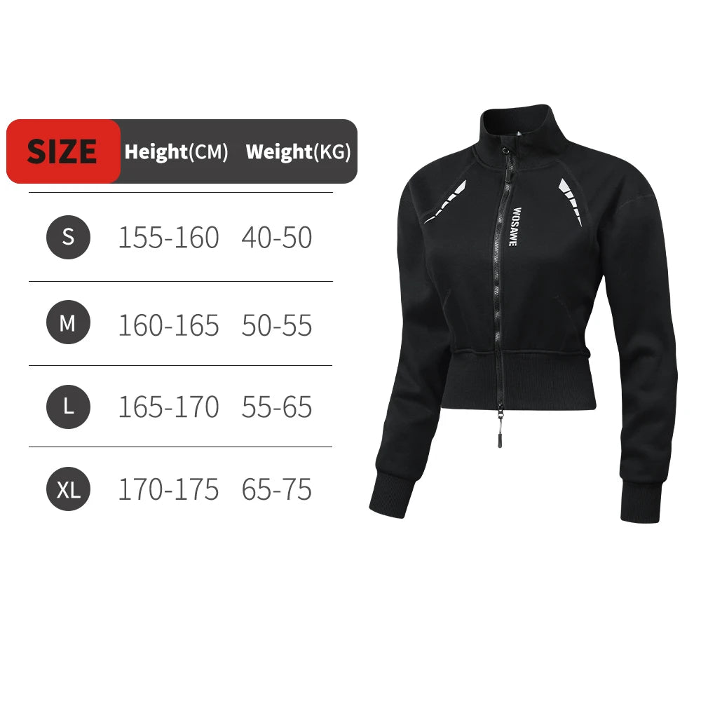 WOSAWE Winter Motorjas Dames met CE Protectie