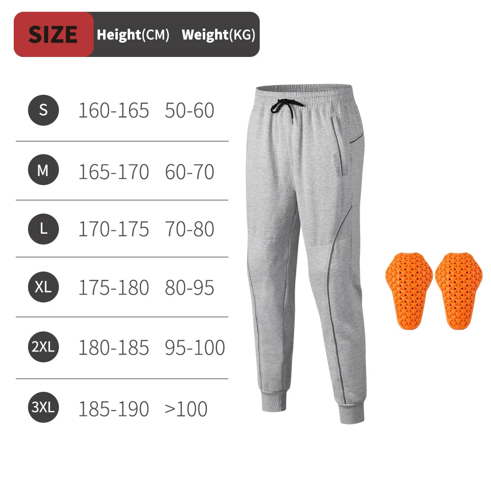 WOSAWE Winter Motor Joggers met CE Knieprotectie