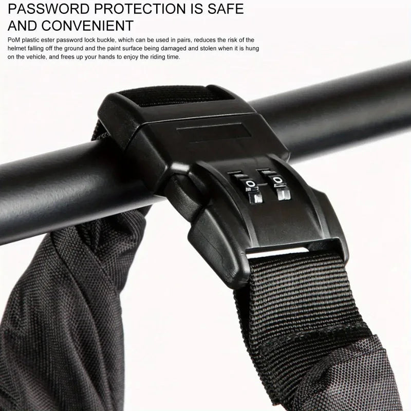 Motorhelm Anti-Diefstal Opbergtas – Waterbestendig met Combinatieslot